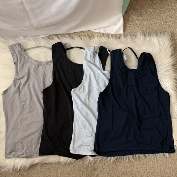 LULULEMON Deep Stretch Tank Tops SET (4 COLORS) Sz 8 - Picture 2 of 10